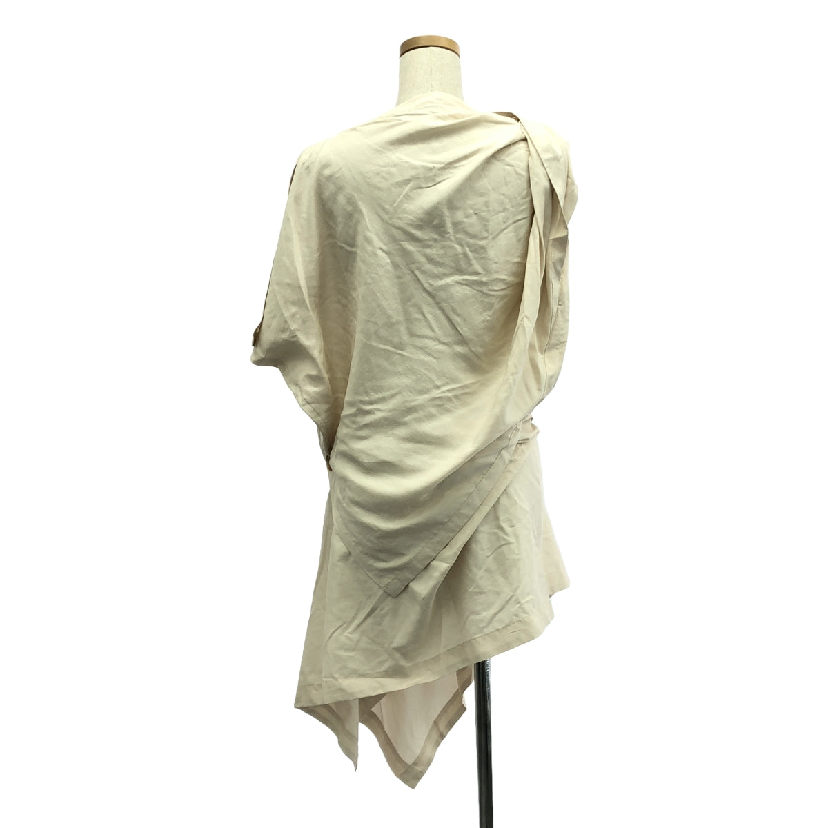 【新品】 ISSEY MIYAKE / イッセイミヤケ | ENCLOTHE SILK Shirt インクローズ シルク シャツ | 2 | Moon White | レディース