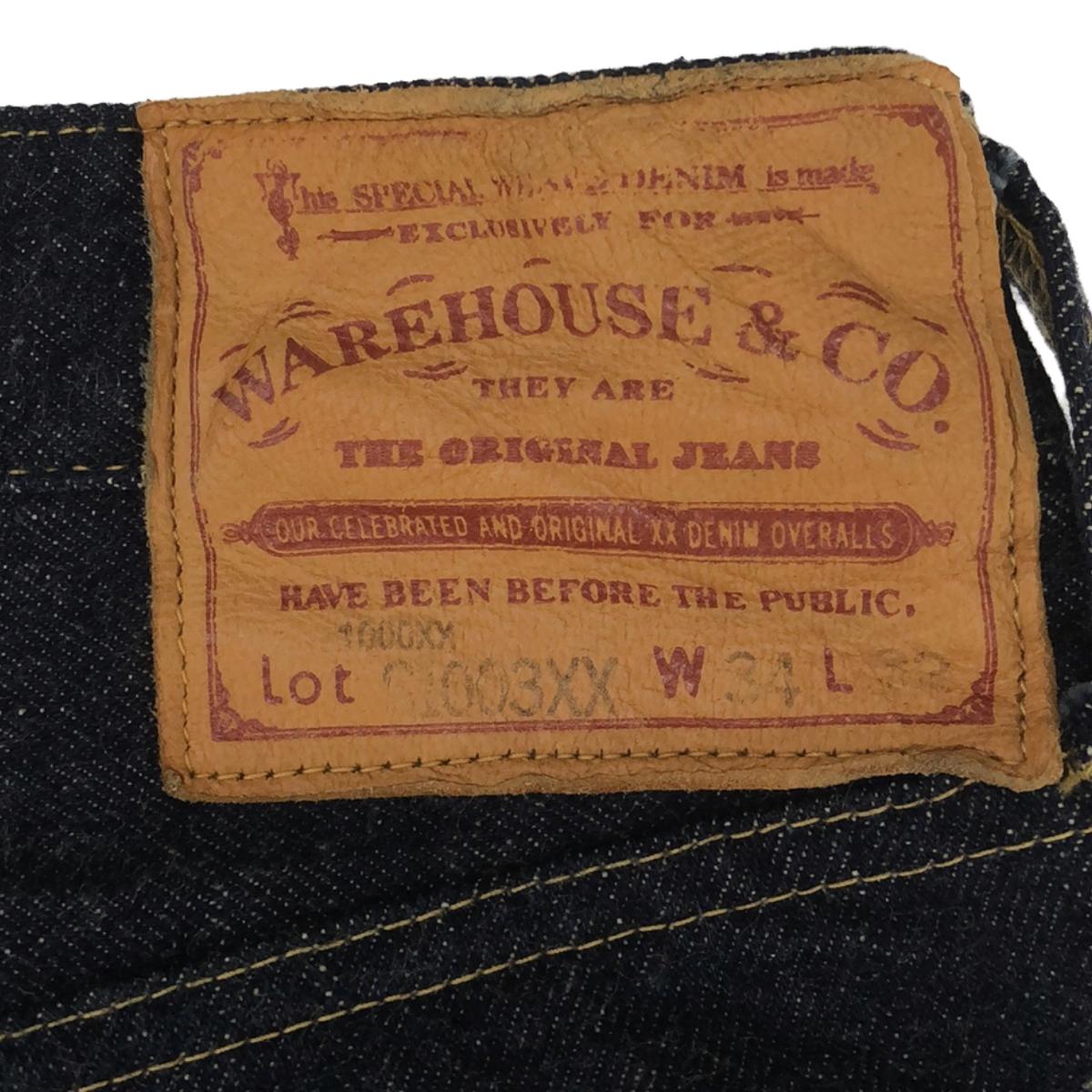 WAREHOUSE / 웨어하우스 | Lot S1003XX (1000XX)【1942MODEL】 / 세르비치 농감 데님 팬츠 | 34 | 남성