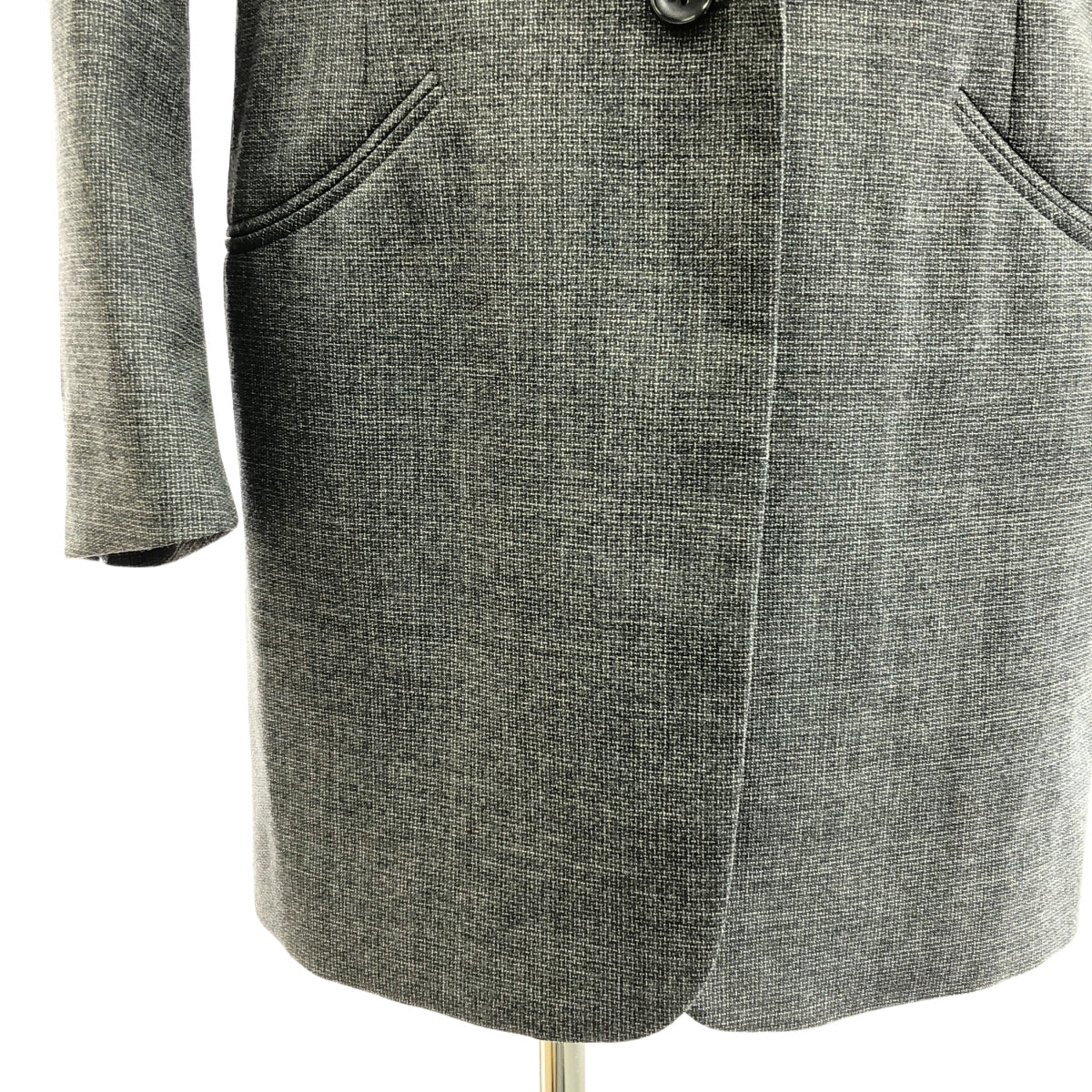 Maison Margiela / メゾンマルジェラ | 2020SS | CONTRAST LAPEL OVERSIZE BLAZER ベロア切替ラペル ウール 1B テーラードジャケット | 36 | レディース