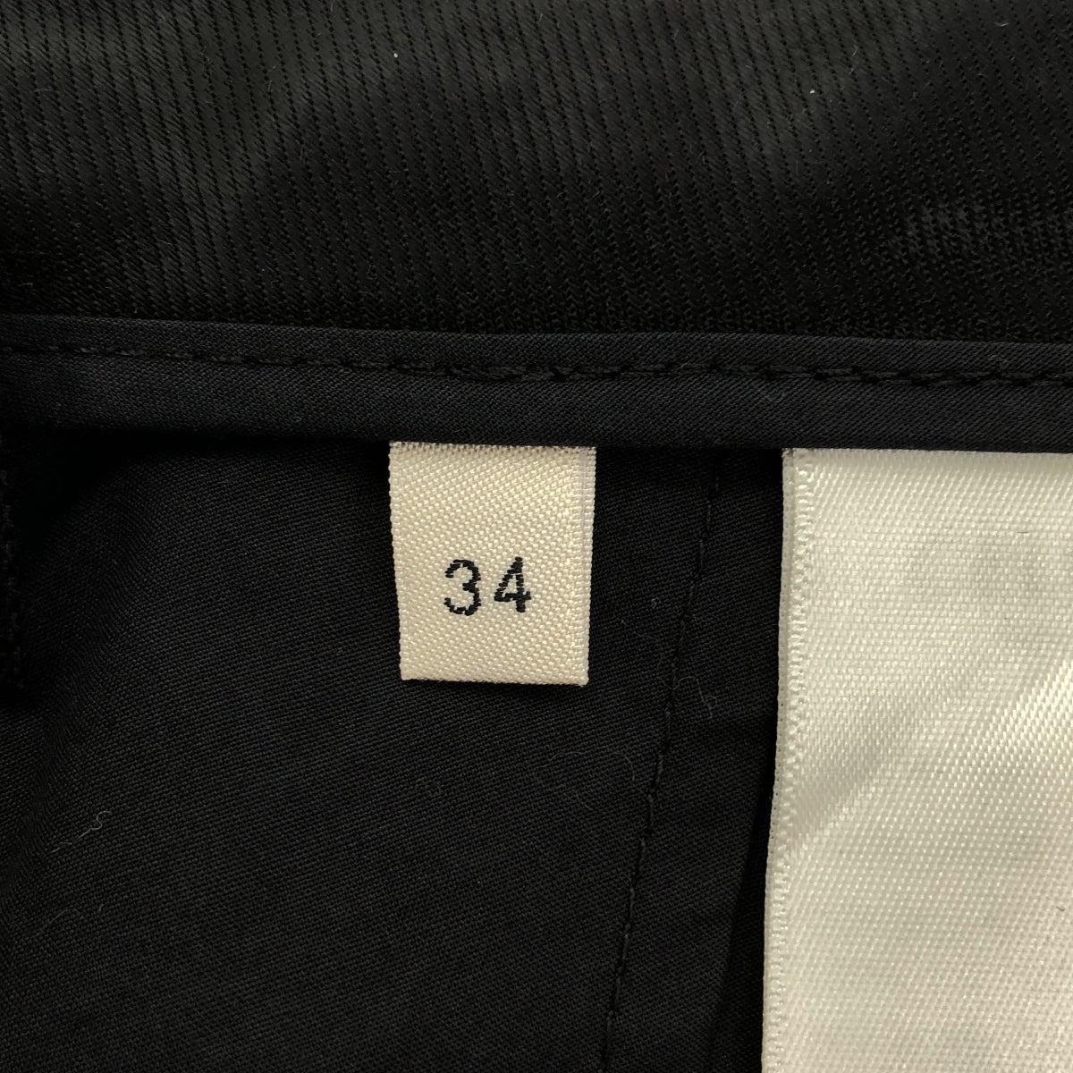 CELINE / 셀린느 | 울 2 탁 롤업 팬츠 | 34 | 블랙 | 여성
