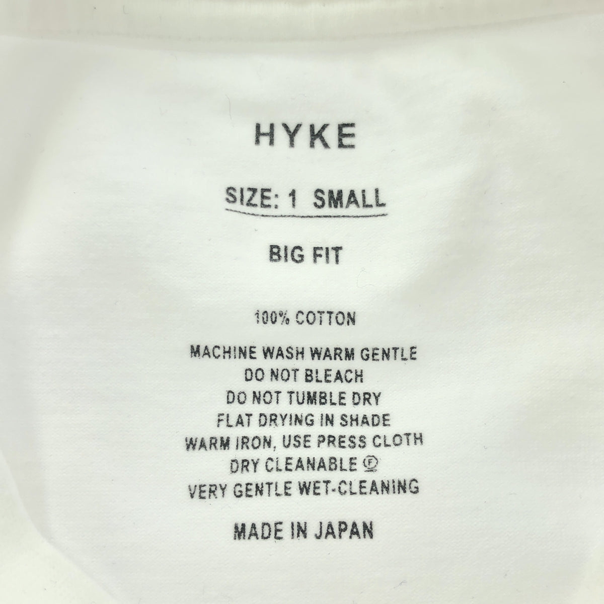 HYKE / Hike | CROPPED SHORT SLV TEE Cropped T-shirt | 1 | Women's
