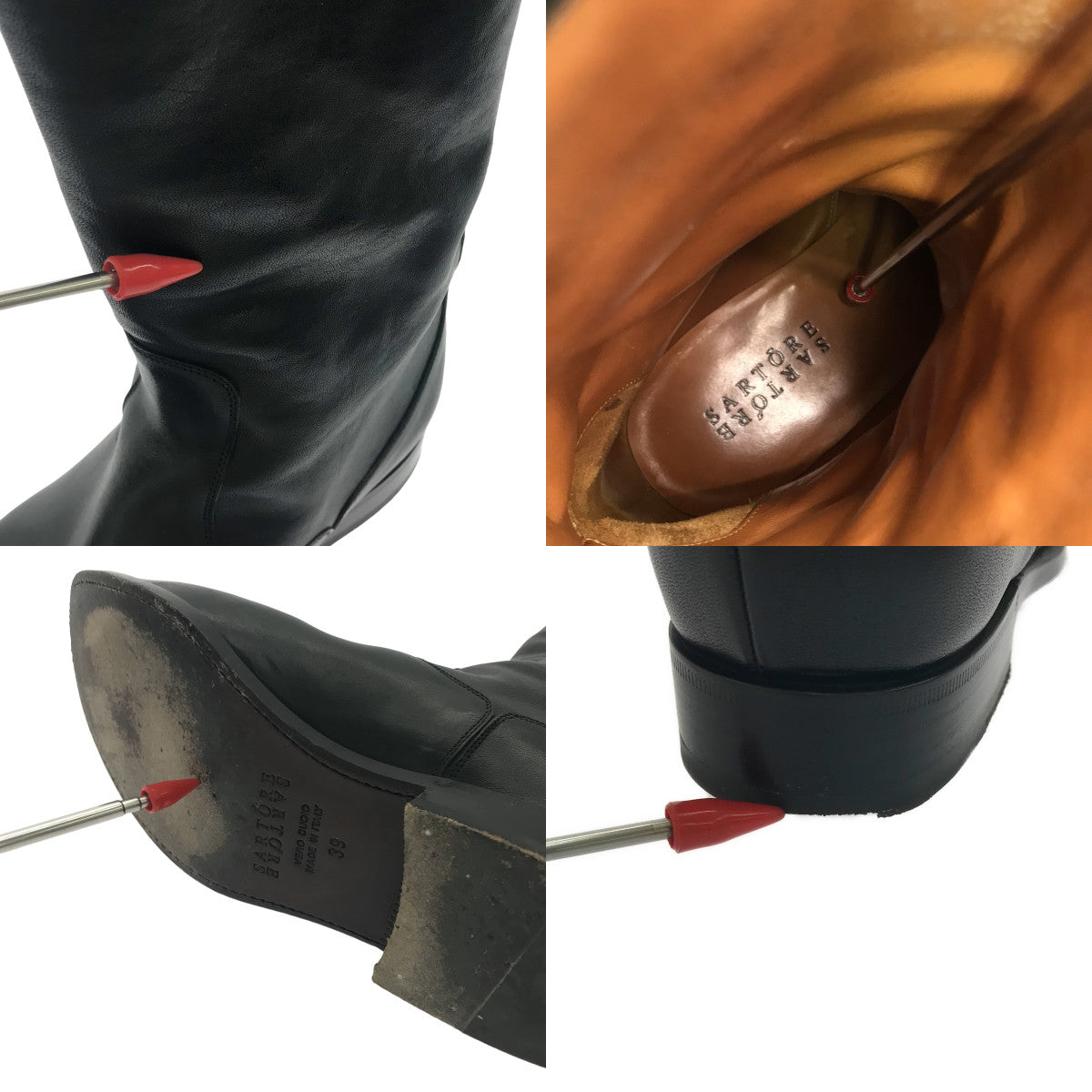 SARTORE | Leather engineer boots | 39 | Women's