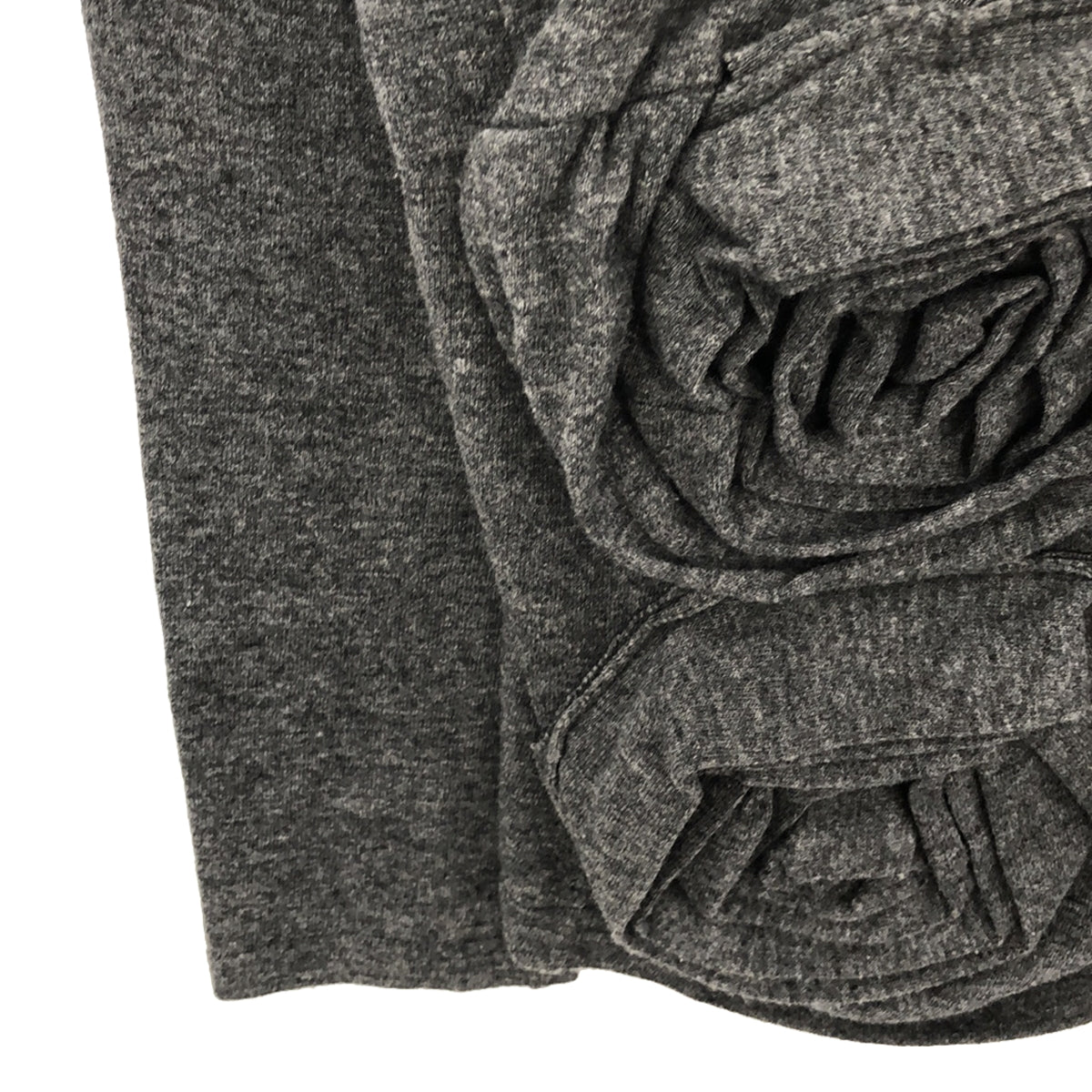 COMME des GARCONS | 2013秋冬 | 3D裝飾前切針織| XS |灰色 |女性的