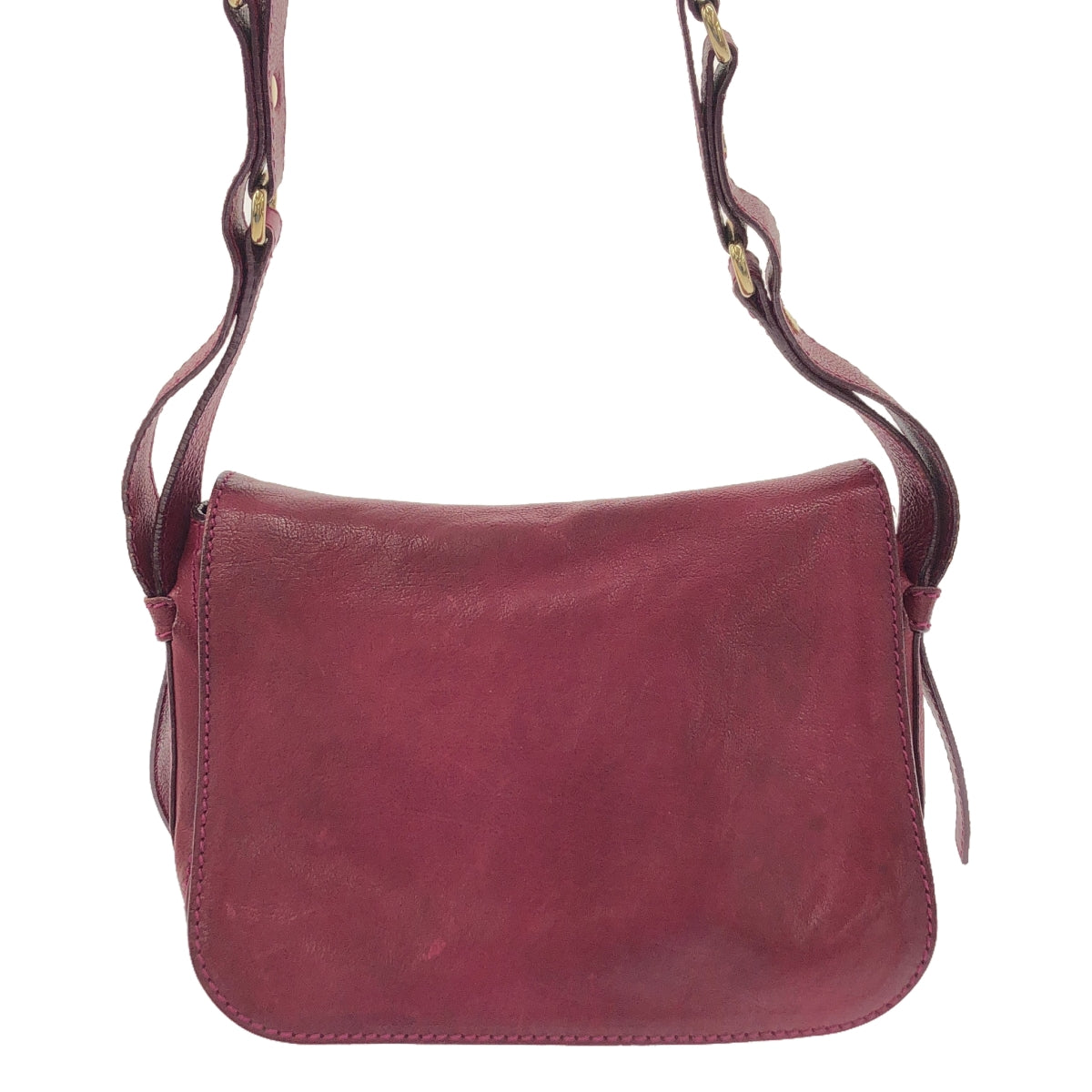 CELINE | Triomphe Studded Flap Shoulder Bag | Purple | Women's