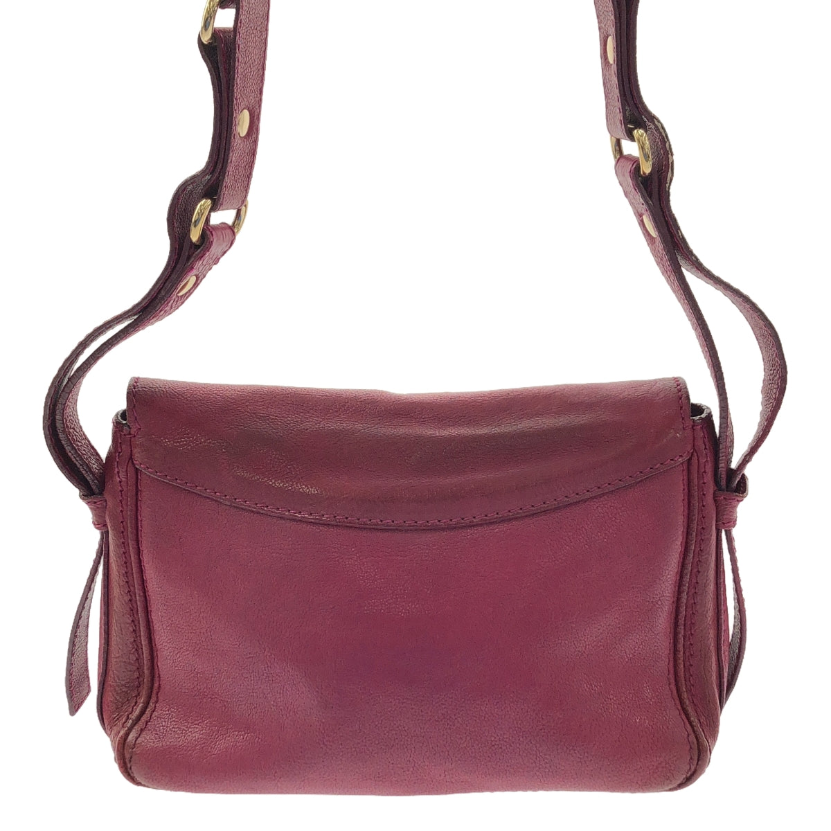 CELINE | Triomphe Studded Flap Shoulder Bag | Purple | Women's