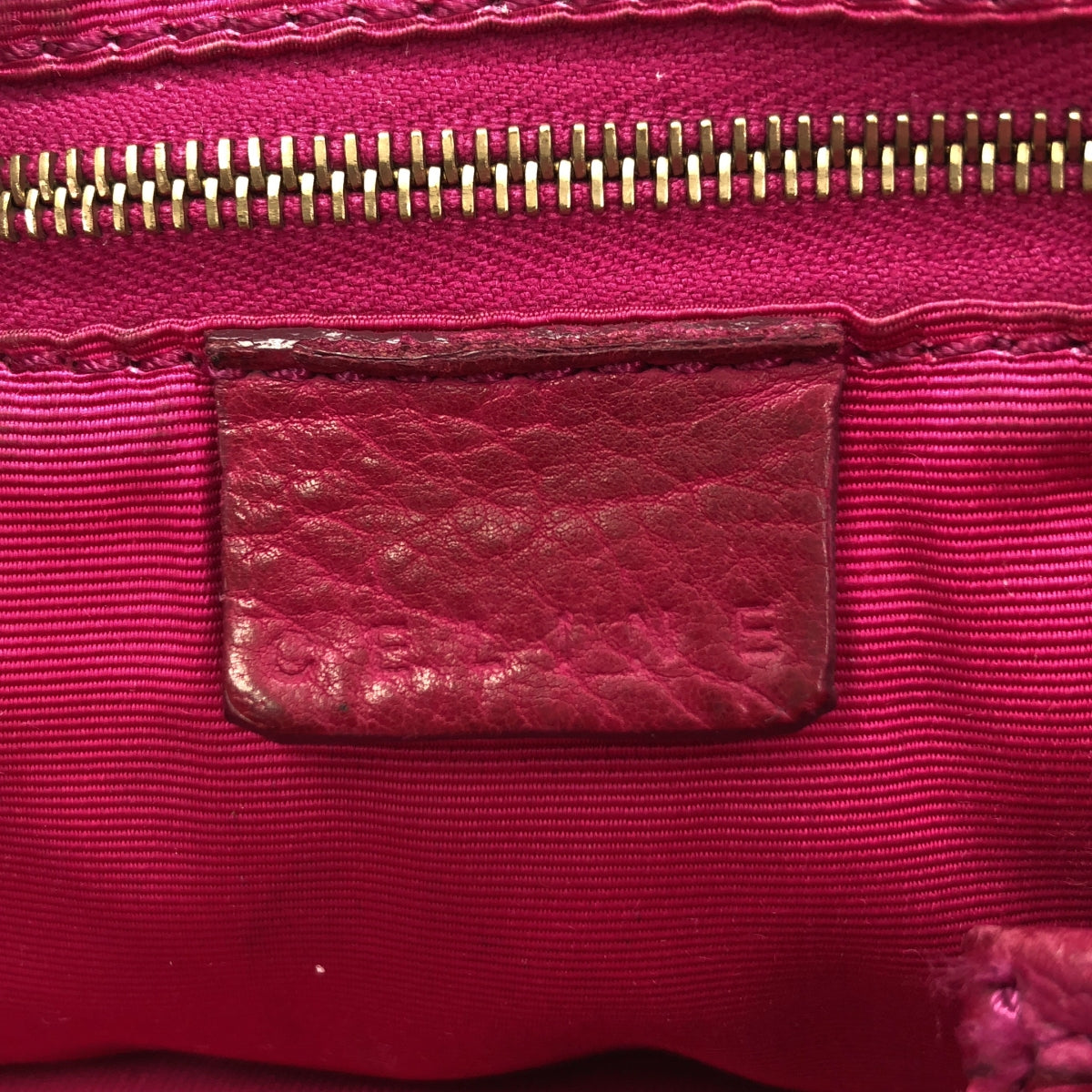 CELINE | Triomphe Studded Flap Shoulder Bag | Purple | Women's