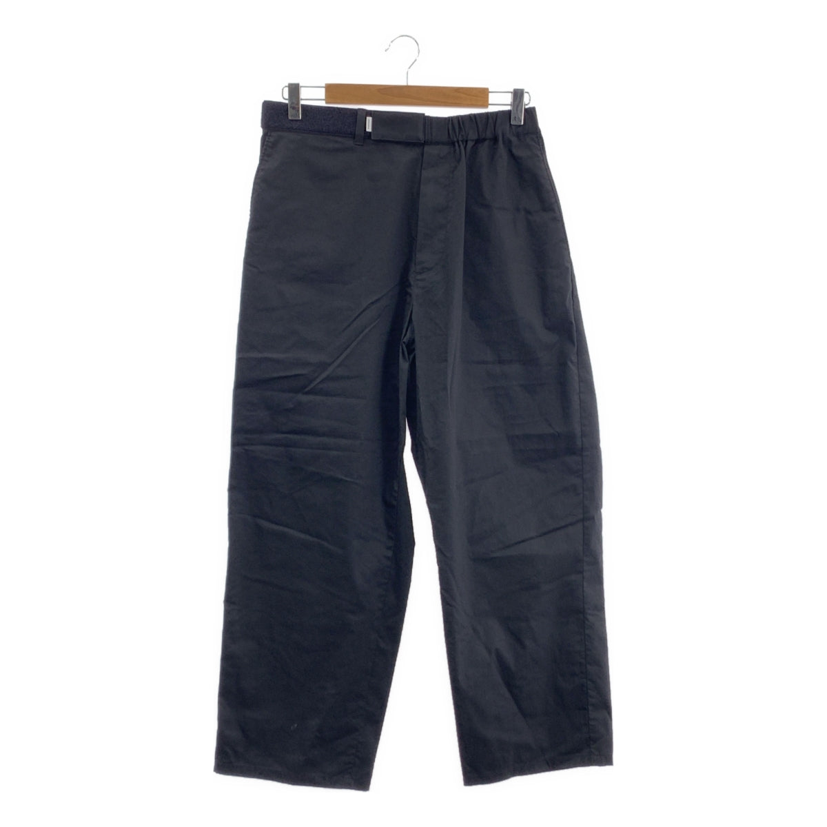 【新品】 Graphpaper / グラフペーパー | 2025SS | Solotex Twill Wide Tapered Chef Pants ソロテックス ツイル ワイド テーパード シェフパンツ | 1 | ブラック | メンズ