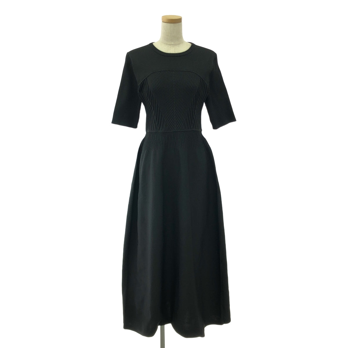 ADAM ET ROPÉ | 2023SS | MIX PATTERN HALF SLEEVE DRESS | F | WOMEN'S