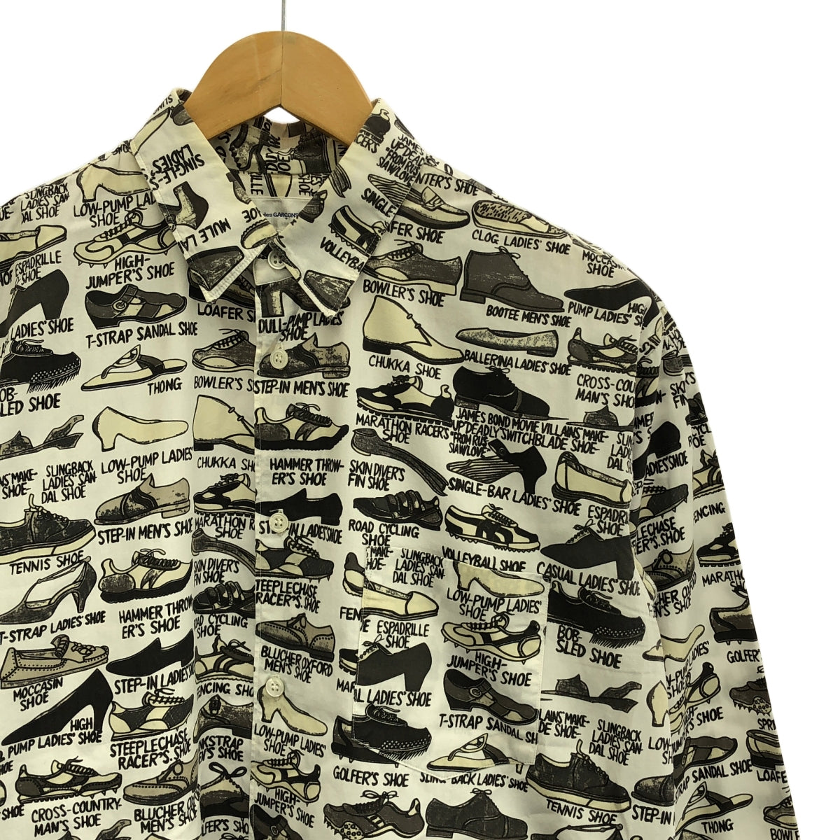 COMME des GARCONS SHIRT | 2008SS | ×Gregory Blackstock Gregory Blackstock all-over print cotton shirt | M | Men's