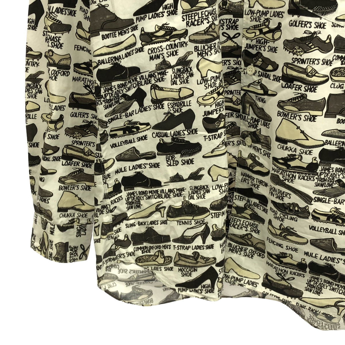 COMME des GARCONS SHIRT | 2008SS | ×Gregory Blackstock Gregory Blackstock all-over print cotton shirt | M | Men's