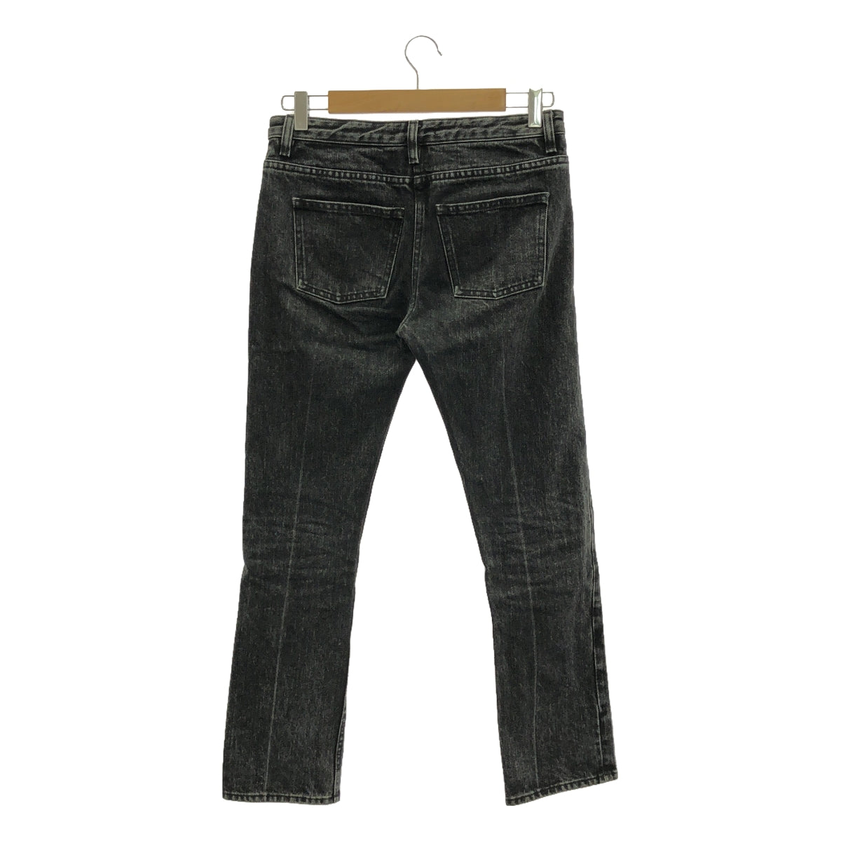 THE ROW / ザロウ | ブラック ストレート デニムパンツ | 0 | ブラック | レディース