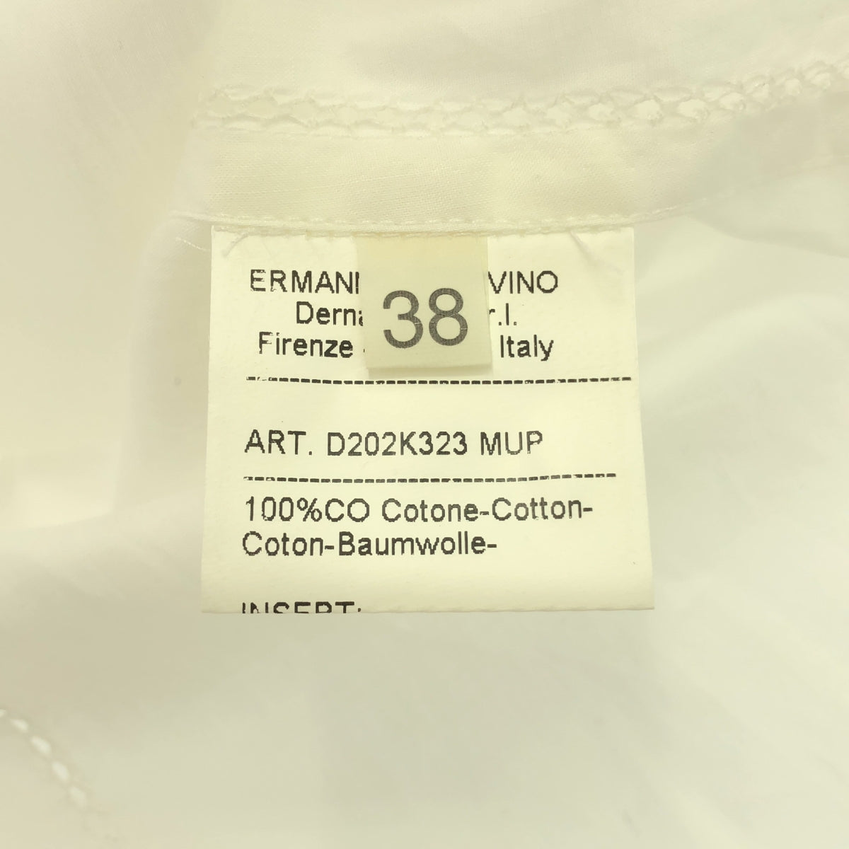 ERMANNO SCERVINO / エルマンノシェルヴィーノ | コットン エンブロイダリー シャツ ブラウス | 38 | レディース