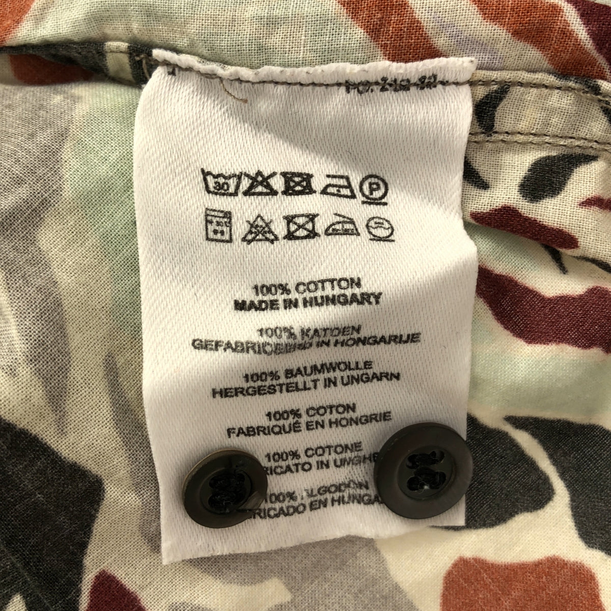 DRIES VAN NOTEN / ドリスヴァンノッテン | 2021AW | コットン フローラルローズ柄 プリント ハイネック プルオーバーシャツ | 36 | マルチカラー | レディース