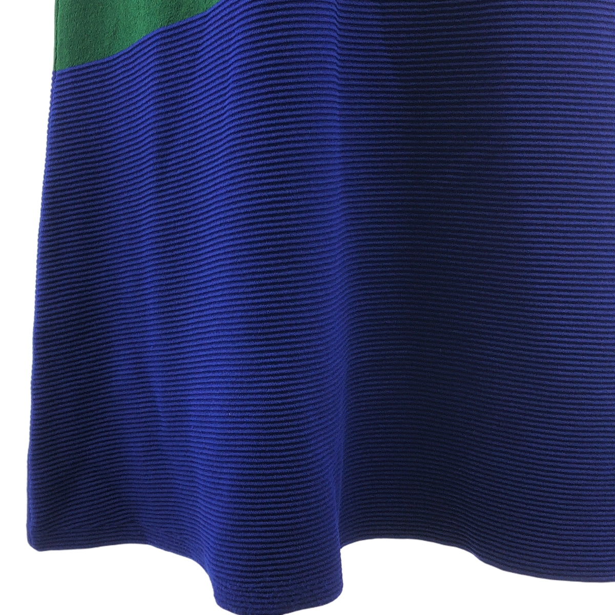 UN3D / 앤슬리드 | 컬러 블록 니트 원피스 | 36 | 블랙 / 블루 / 그린 | 여성