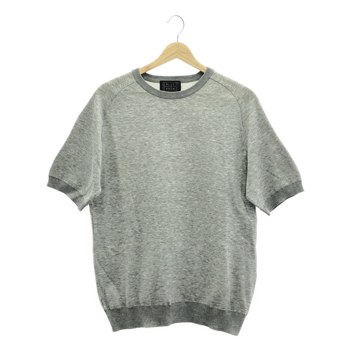 Tomorrowland BLUE WORK | Cotton crew neck short sleeve sweatshirt | M | Men's
