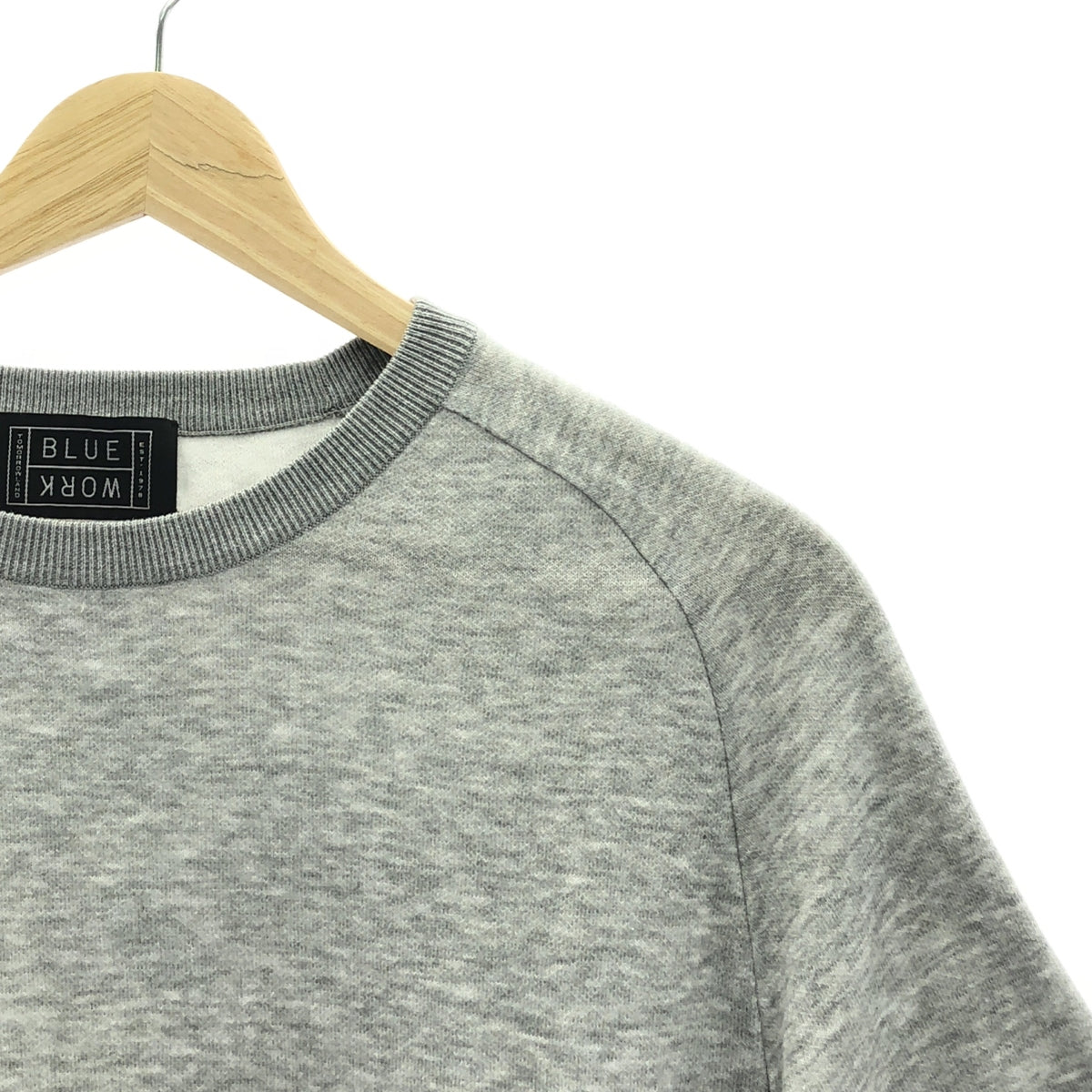 Tomorrowland BLUE WORK | Cotton crew neck short sleeve sweatshirt | M | Men's