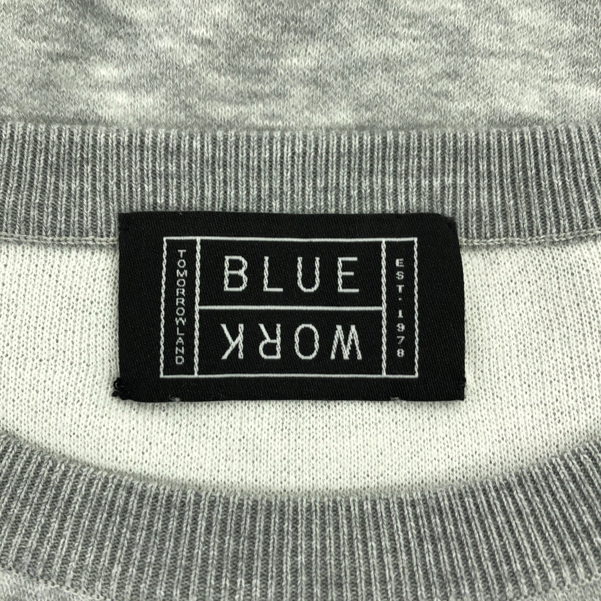 Tomorrowland BLUE WORK | Cotton crew neck short sleeve sweatshirt | M | Men's