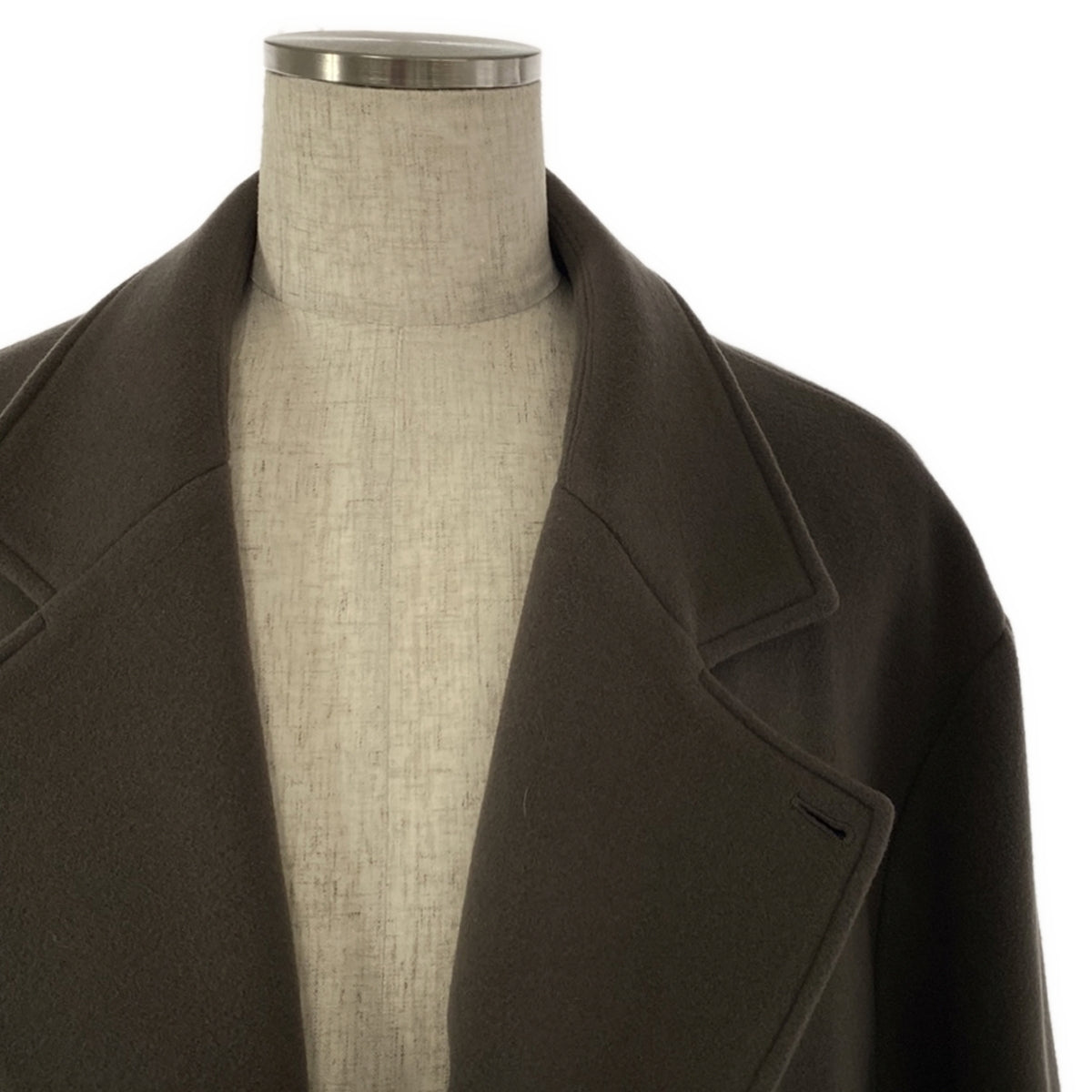 stein / シュタイン | 2019AW | OVERSIZED LESS COAT ウールメルトン オーバーサイズ レスコート チェスターコート | M | H.GRAY | メンズ