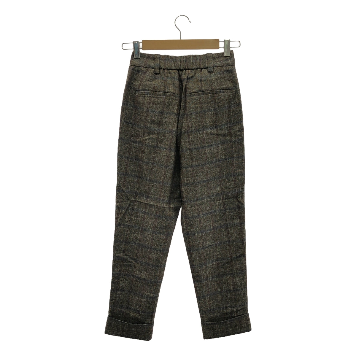 PESERICO | Wool tweed slacks pants | 38 | Brown | Women's