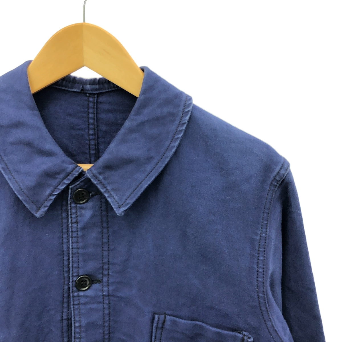 EURO VINTAGE | Estimated 30s-40s Vintage L'INEGALABLE French Work Moleskin Jacket | Size 44 | Men's
