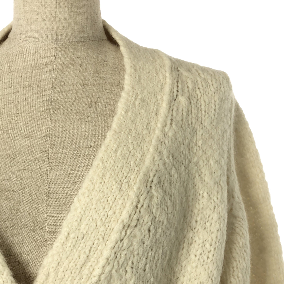 Maison Margiela | 2015秋冬 |羊駝混紡針織長開襟衫 | S |白色 |女的