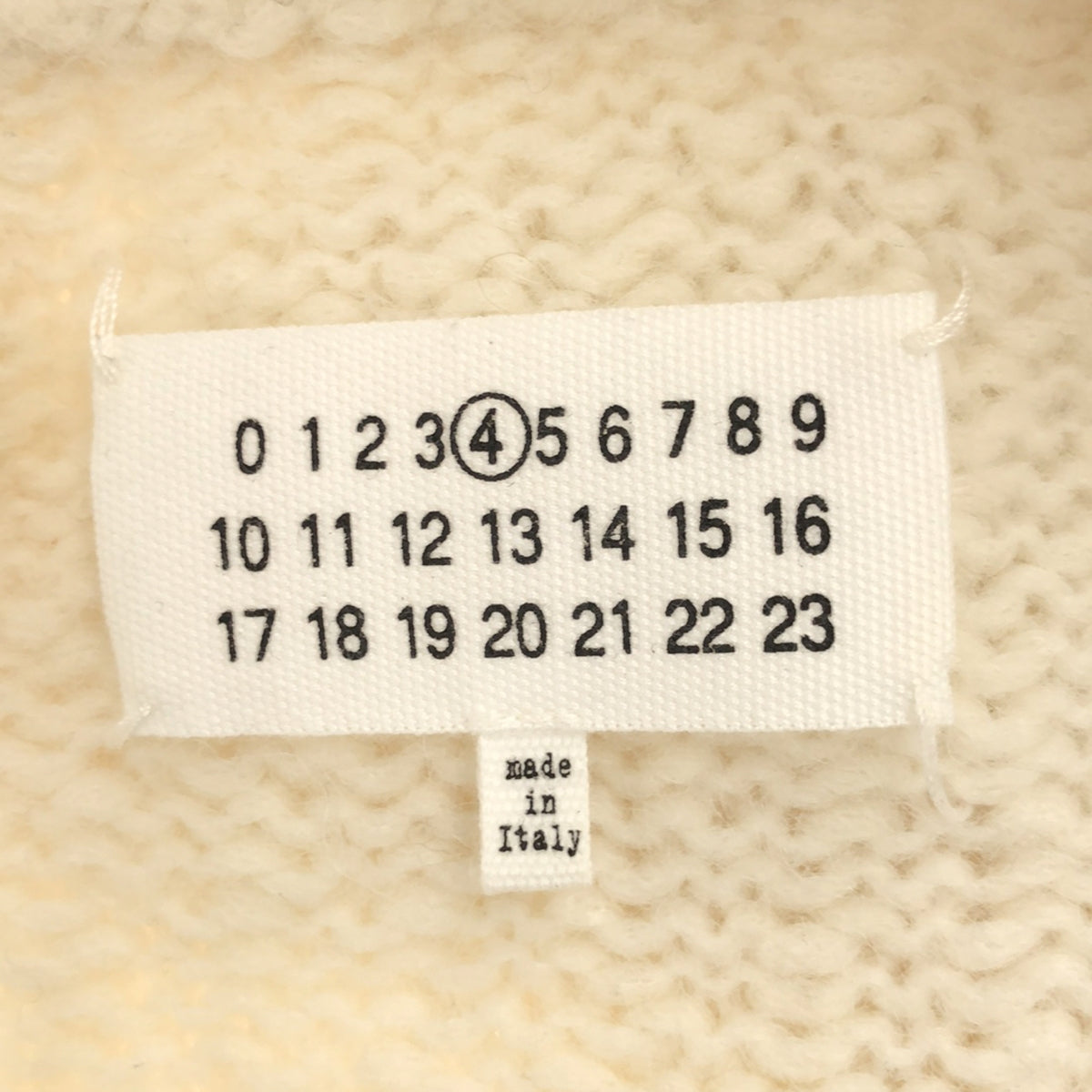 Maison Margiela | 2015秋冬 |羊駝混紡針織長開襟衫 | S |白色 |女的