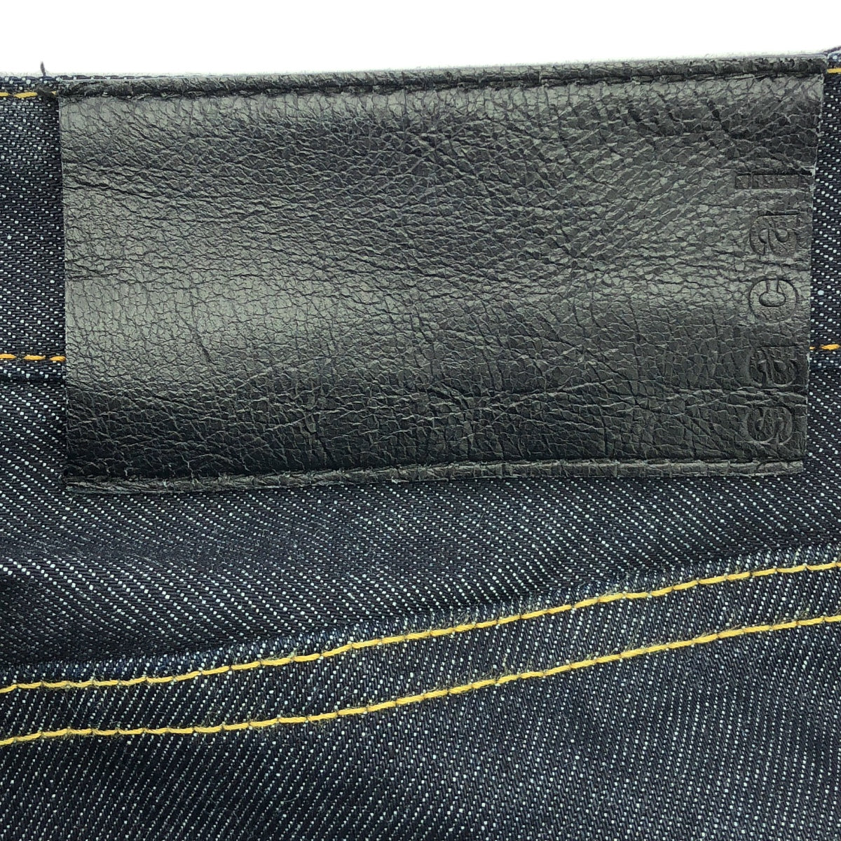 sacai / サカイ | 2023SS | Slim Tapered Denim Pants ベルテッド スリム テーパード デニムパンツ | 1 | インディゴ | メンズ