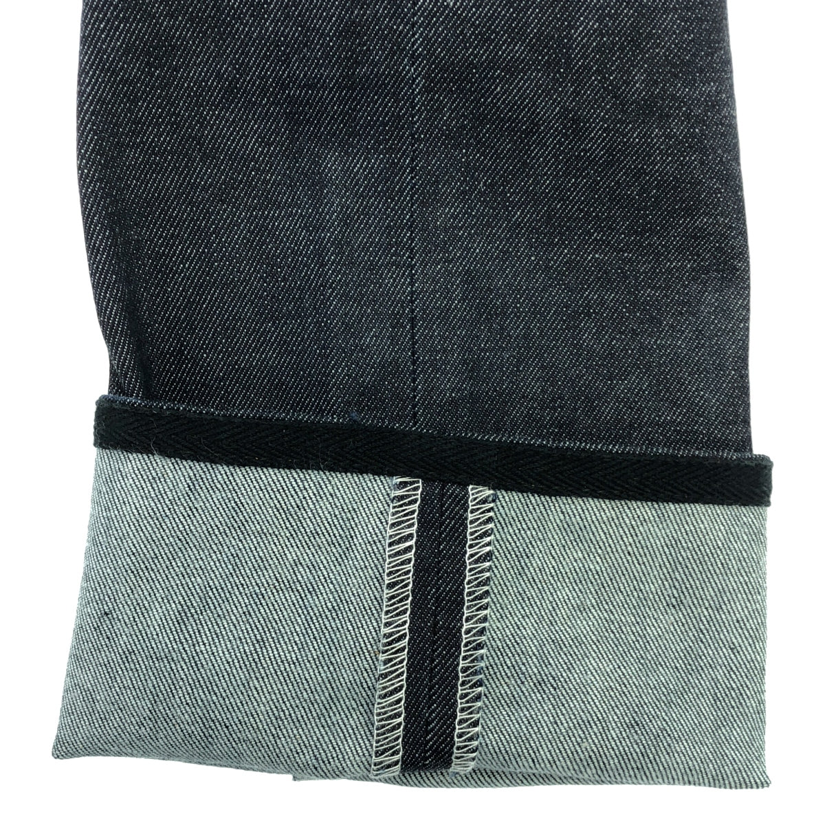 sacai / サカイ | 2023SS | Slim Tapered Denim Pants ベルテッド スリム テーパード デニムパンツ | 1 | インディゴ | メンズ