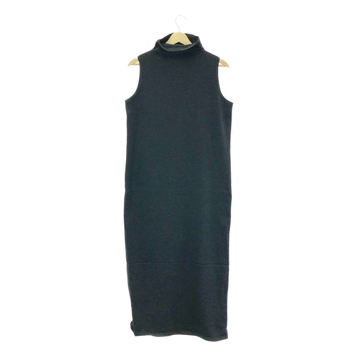 L'Appartement | OZMA Cotton Wool Turtleneck Dress | S | Black | Women's