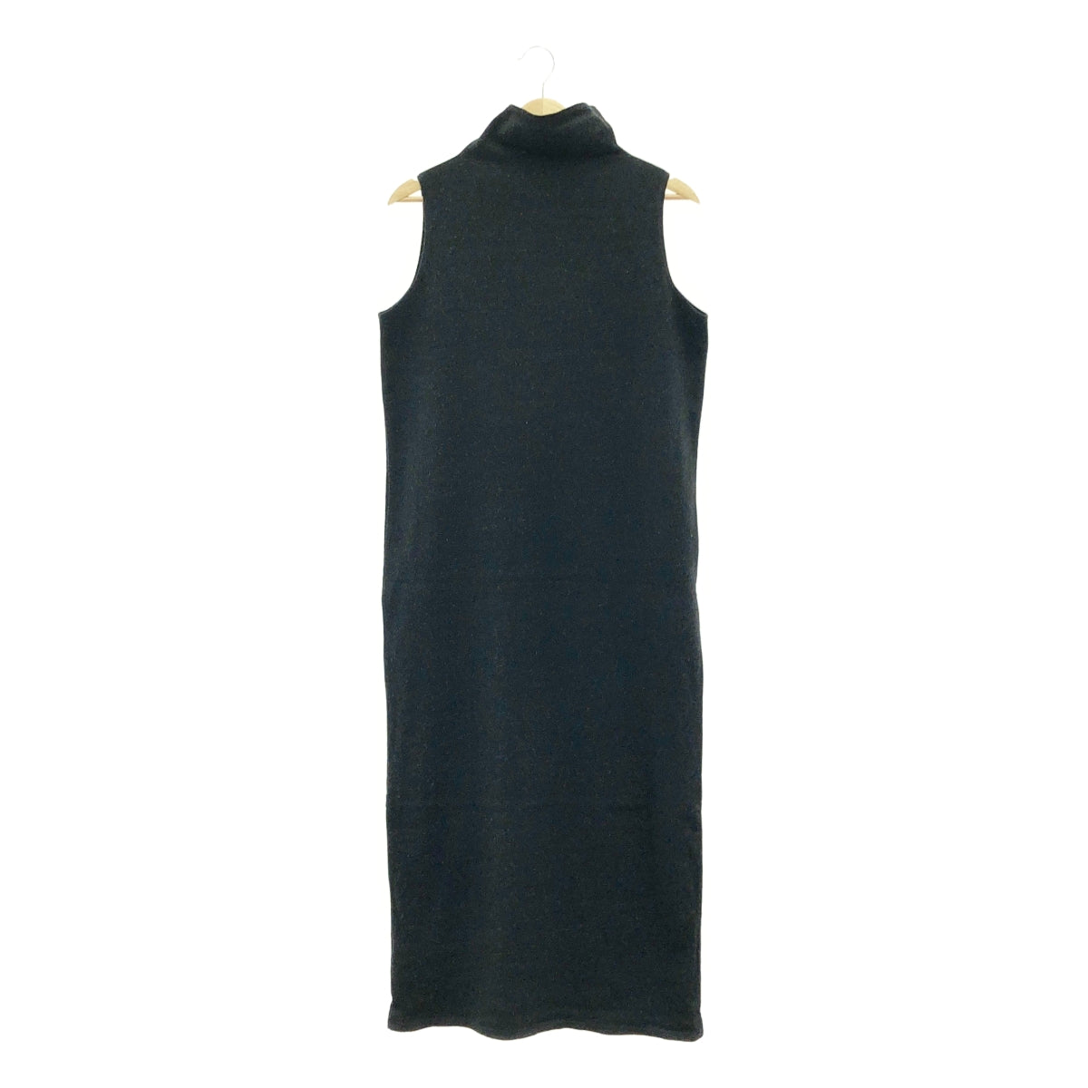 L'Appartement | OZMA Cotton Wool Turtleneck Dress | S | Black | Women's