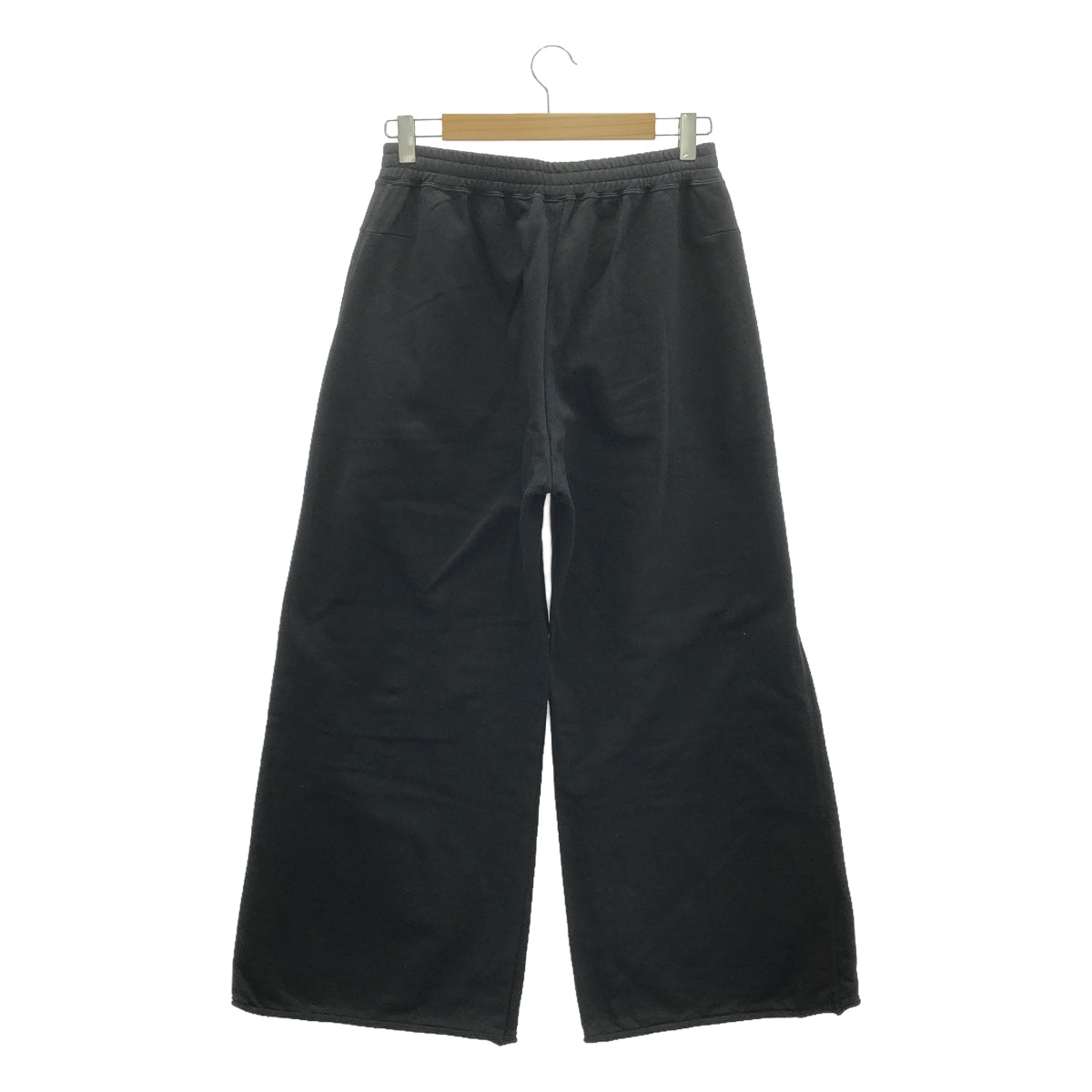 ASTRAET / アストラット | コットン ウラケ ワイド スウェットパンツ | 1 | ブラック | レディース