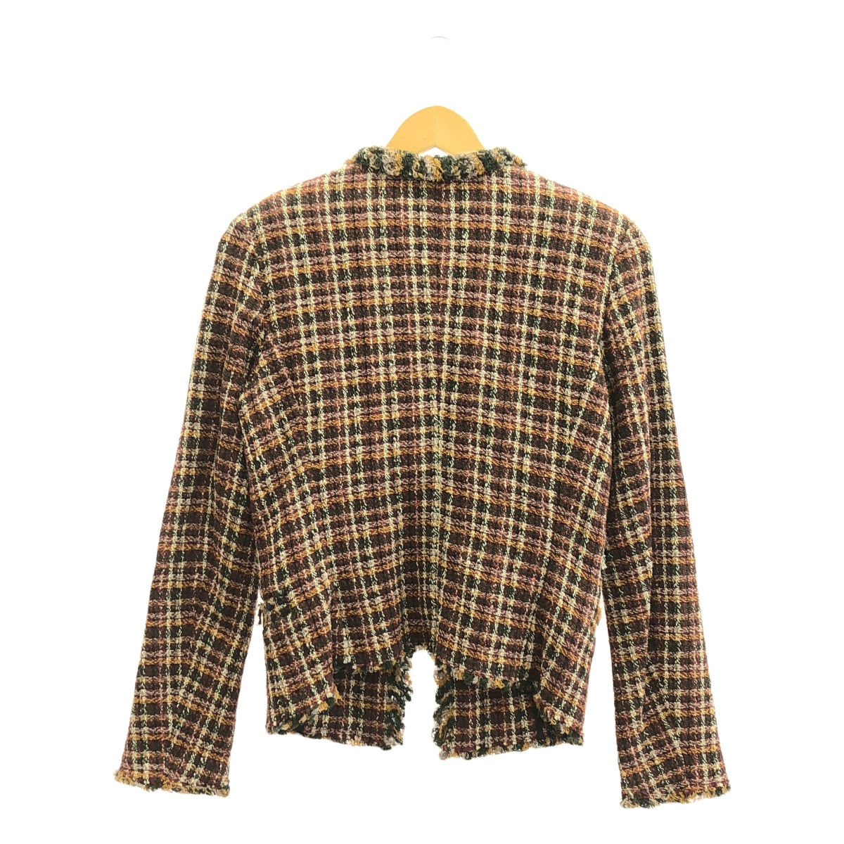 ISABEL MARANT ETOILE | Tweed collarless jacket | 34 | Women's