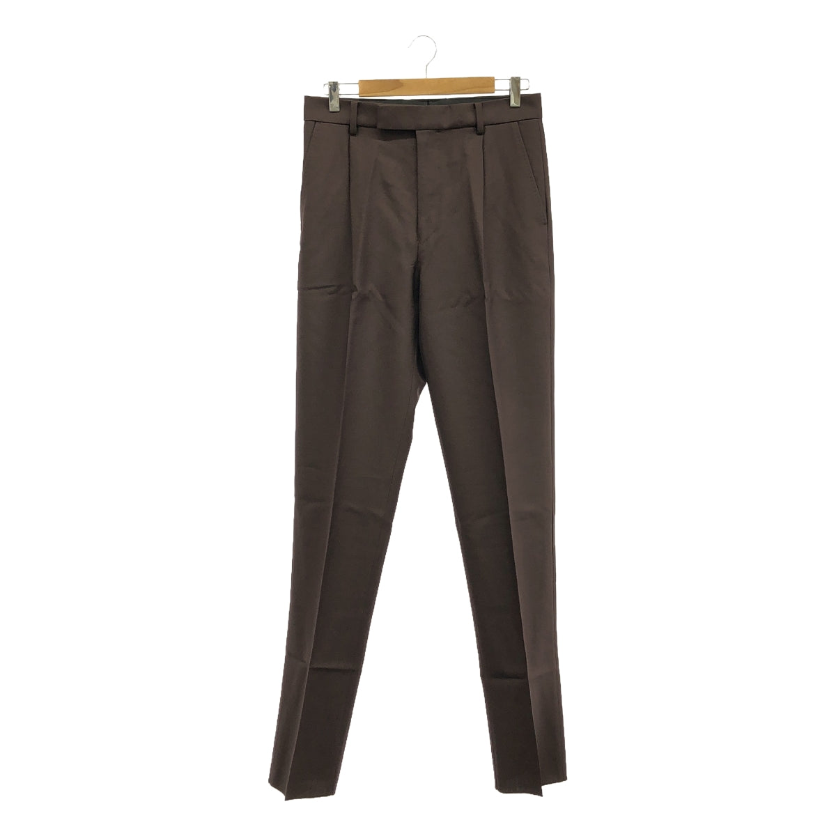 【新品】 WACKO MARIA / ワコマリア | 2022AW | PLEATED TROUSERS(TYPE-2) DORMEUIL プリーツパンツ | S | D-BROWN | メンズ