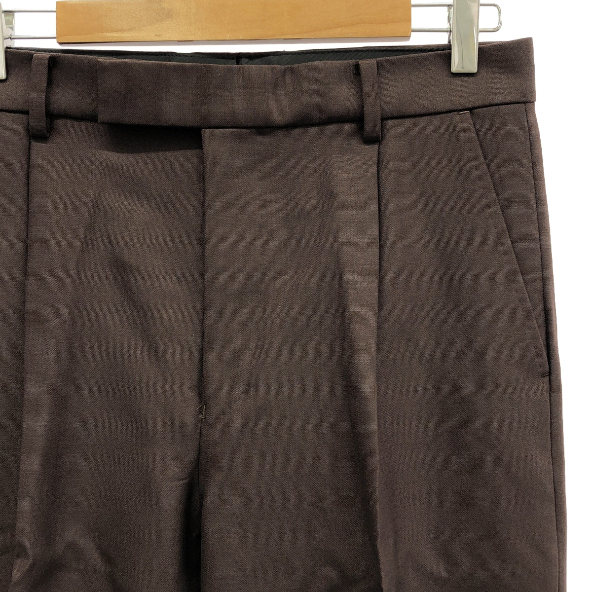 【新品】 WACKO MARIA / ワコマリア | 2022AW | PLEATED TROUSERS(TYPE-2) DORMEUIL プリーツパンツ | S | D-BROWN | メンズ