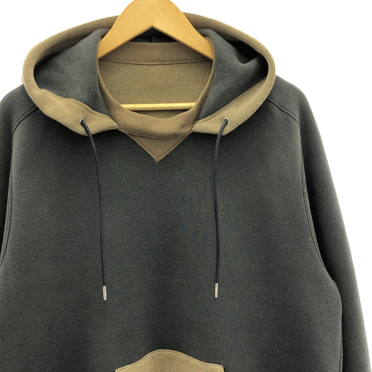 sacai / サカイ | 2024SS | Sponge Sweat Hoodie / バイカラー スウェット フーディ | 1 | メンズ