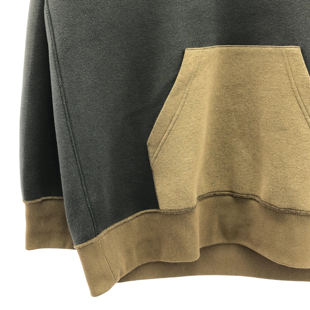sacai / サカイ | 2024SS | Sponge Sweat Hoodie / バイカラー スウェット フーディ | 1 | メンズ