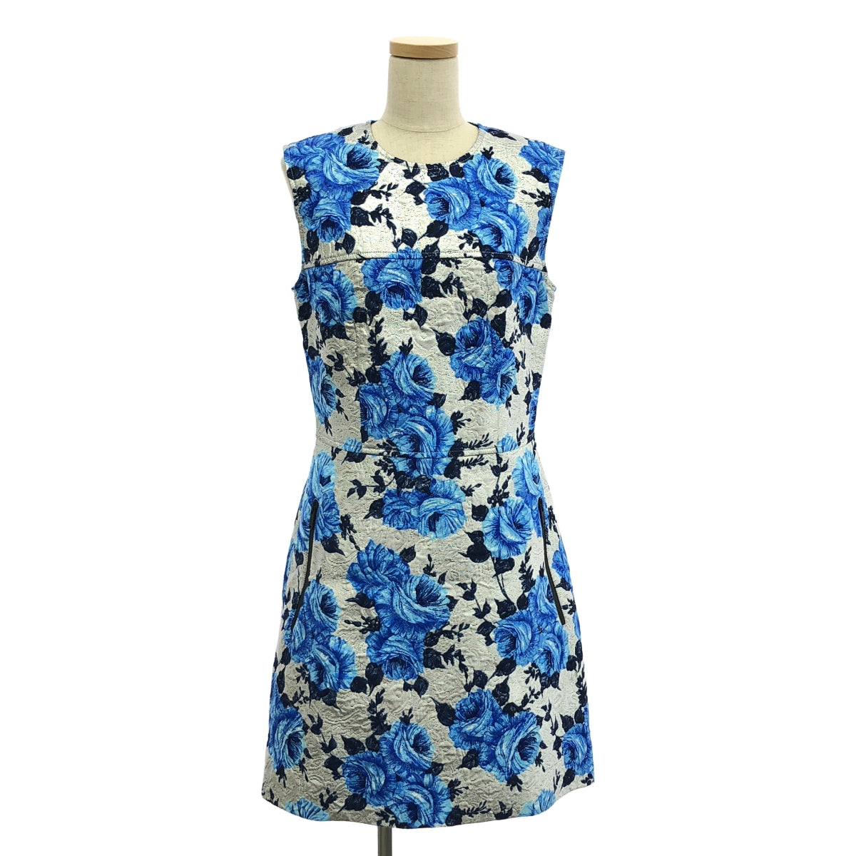 Louis Vuitton | Flower Embroidery Jacquard Dress | 38 | Women's
