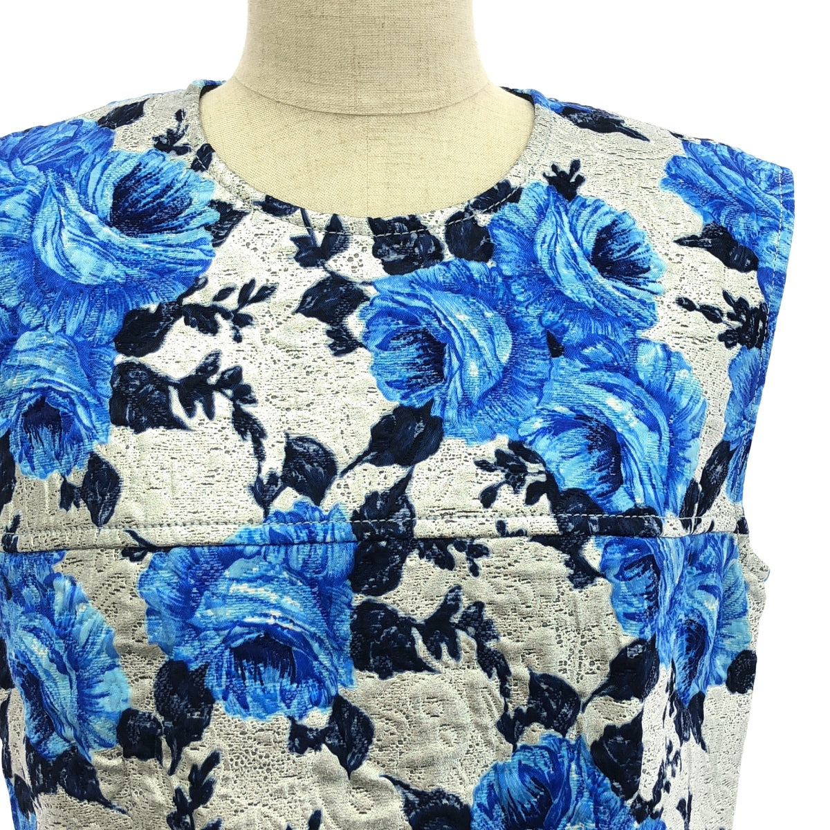 Louis Vuitton | Flower Embroidery Jacquard Dress | 38 | Women's