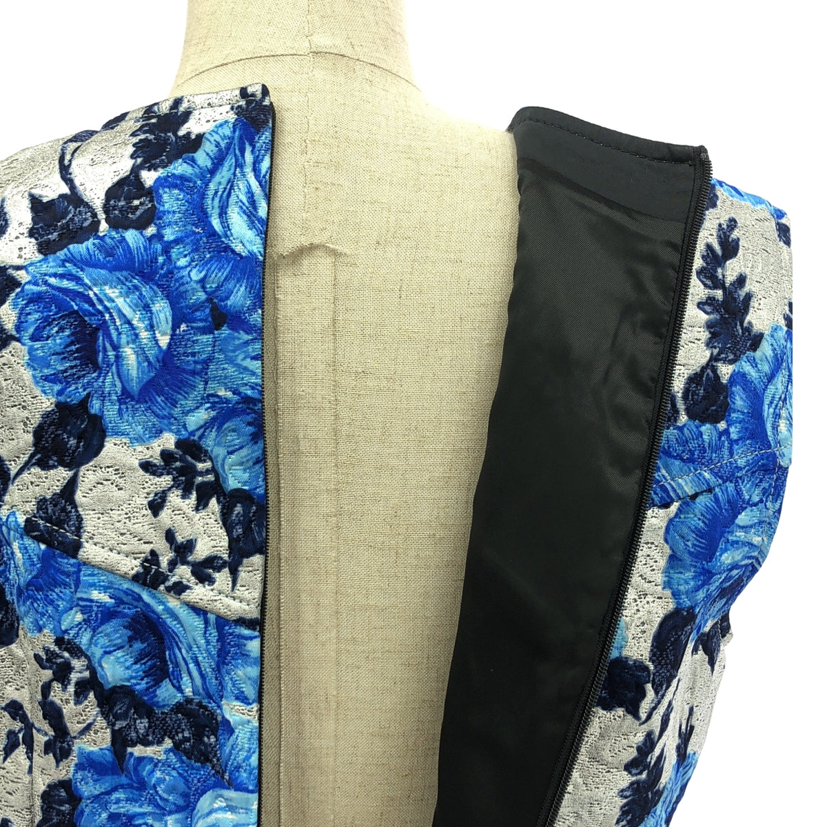 Louis Vuitton | Flower Embroidery Jacquard Dress | 38 | Women's