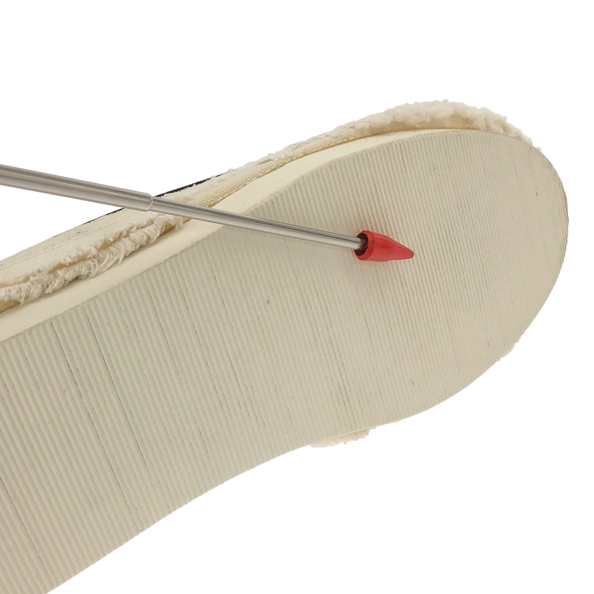 【미품】YOHJI YAMAMOTO POUR HOMME / 요우지야마모토풀 옴므 | 2025SS | 8/C CANVAS B LOW TOP LACE UP SNEAKER 레이스 업 스니커즈 | 4 |