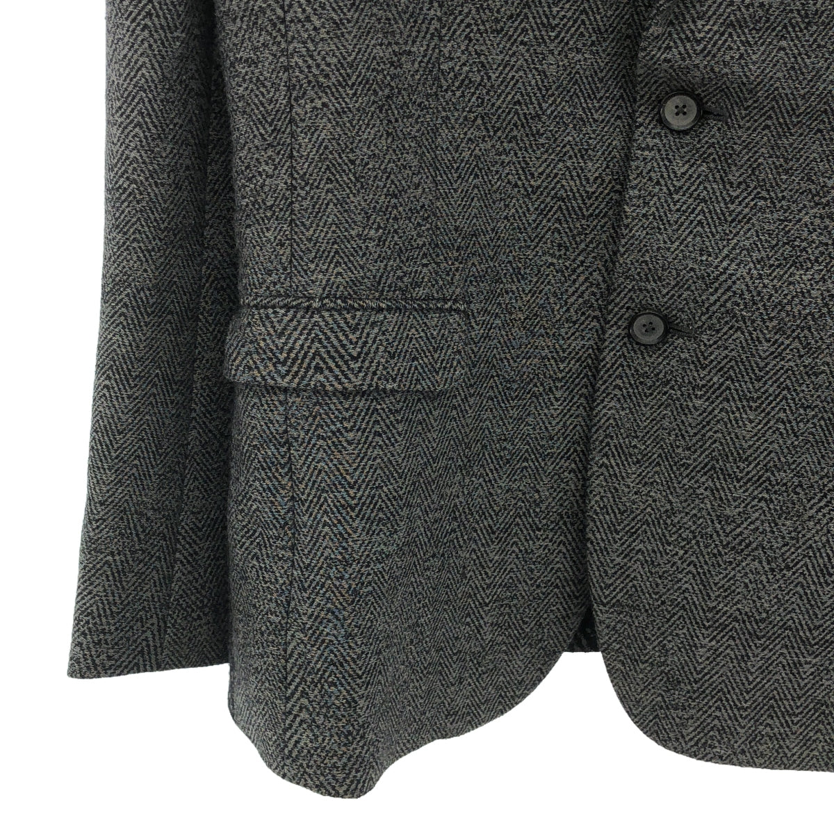 MIHARA YASUHIRO | Herringbone 2B Tailored Jacket/Slacks | Size 46 | Grey | Men's