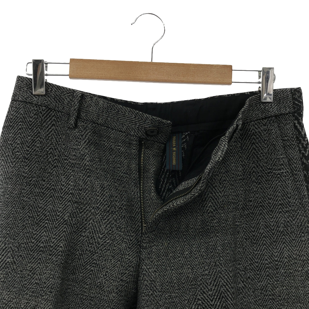 MIHARA YASUHIRO | Herringbone 2B Tailored Jacket/Slacks | Size 46 | Grey | Men's