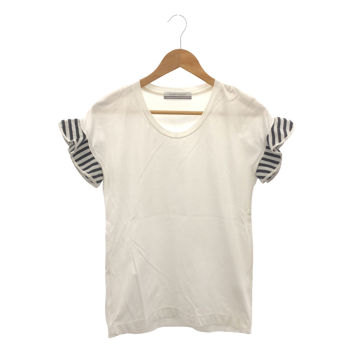 BORDERS at BALCONY / ボーダーズアットバルコニー | BORDER TEE ボーダースリーブ カットソー | 36 | – KLD