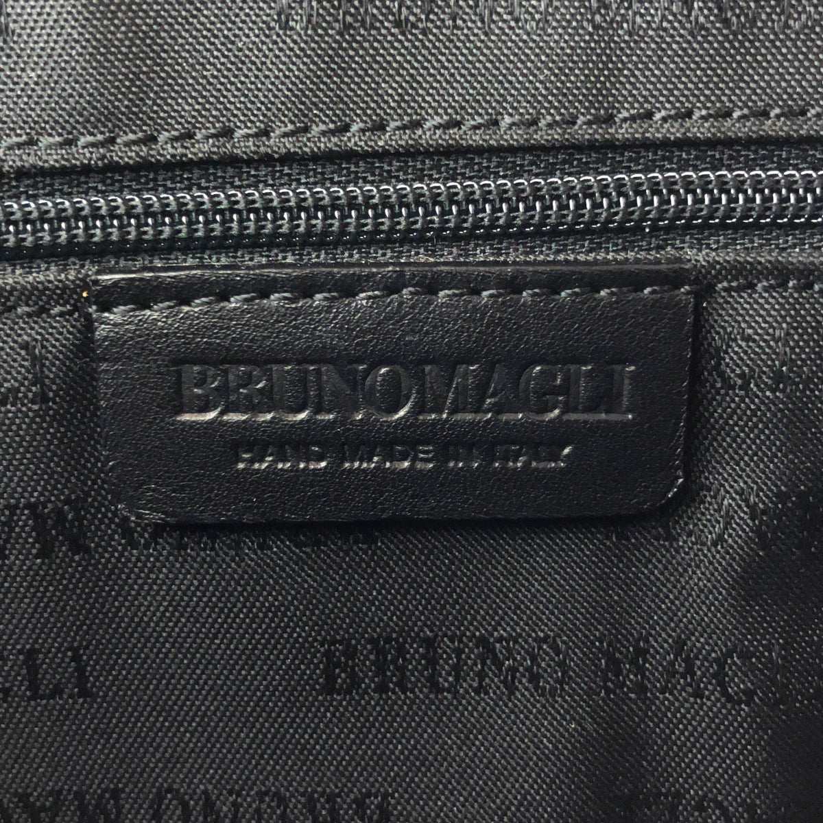 【미품】 BRUNOMAGLI / 브루노 마리 | 가죽 핸드 토트 백 | 블랙 | 여성