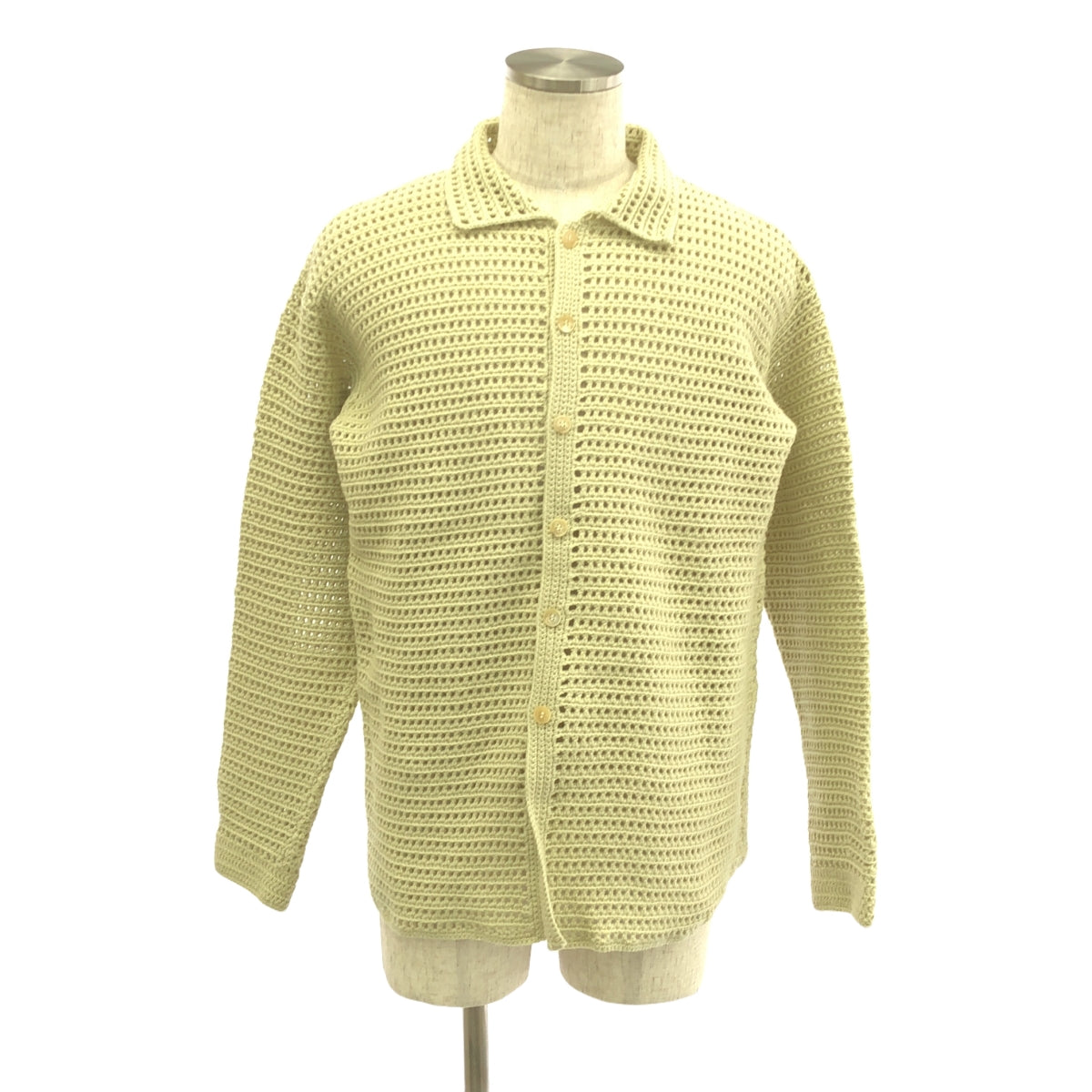 AURALEE / オーラリー | 2023AW | HAND CROCHET WOOL KNIT SHIRTS | 3 | メンズ