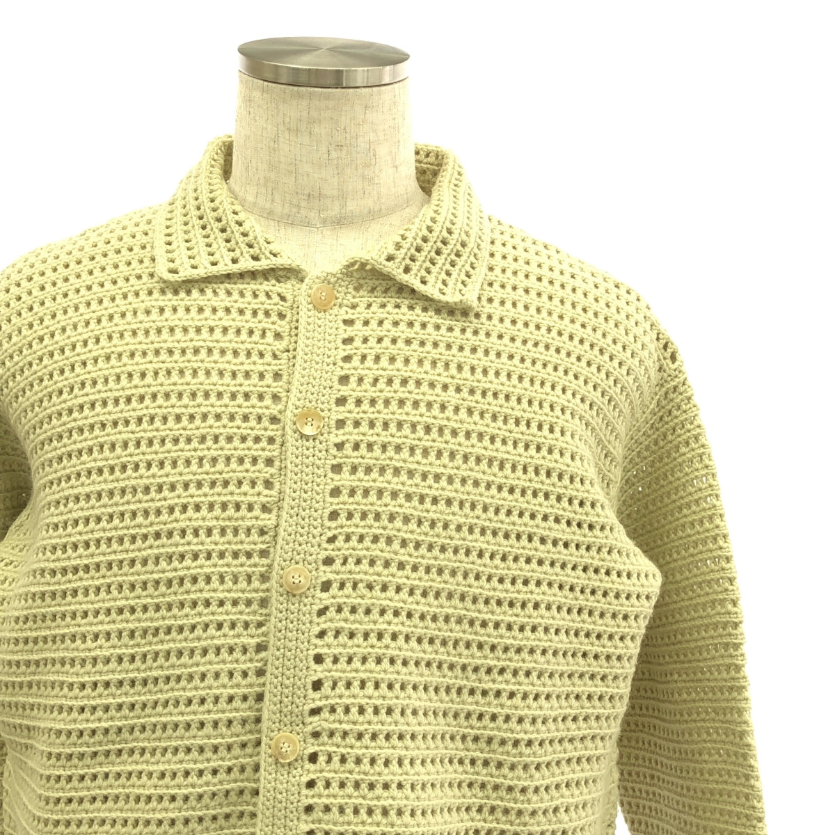 AURALEE / オーラリー | 2023AW | HAND CROCHET WOOL KNIT SHIRTS | 3 | メンズ