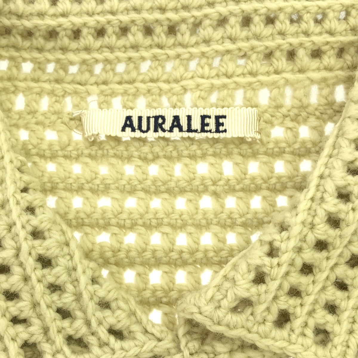 AURALEE / オーラリー | 2023AW | HAND CROCHET WOOL KNIT SHIRTS | 3 | メンズ