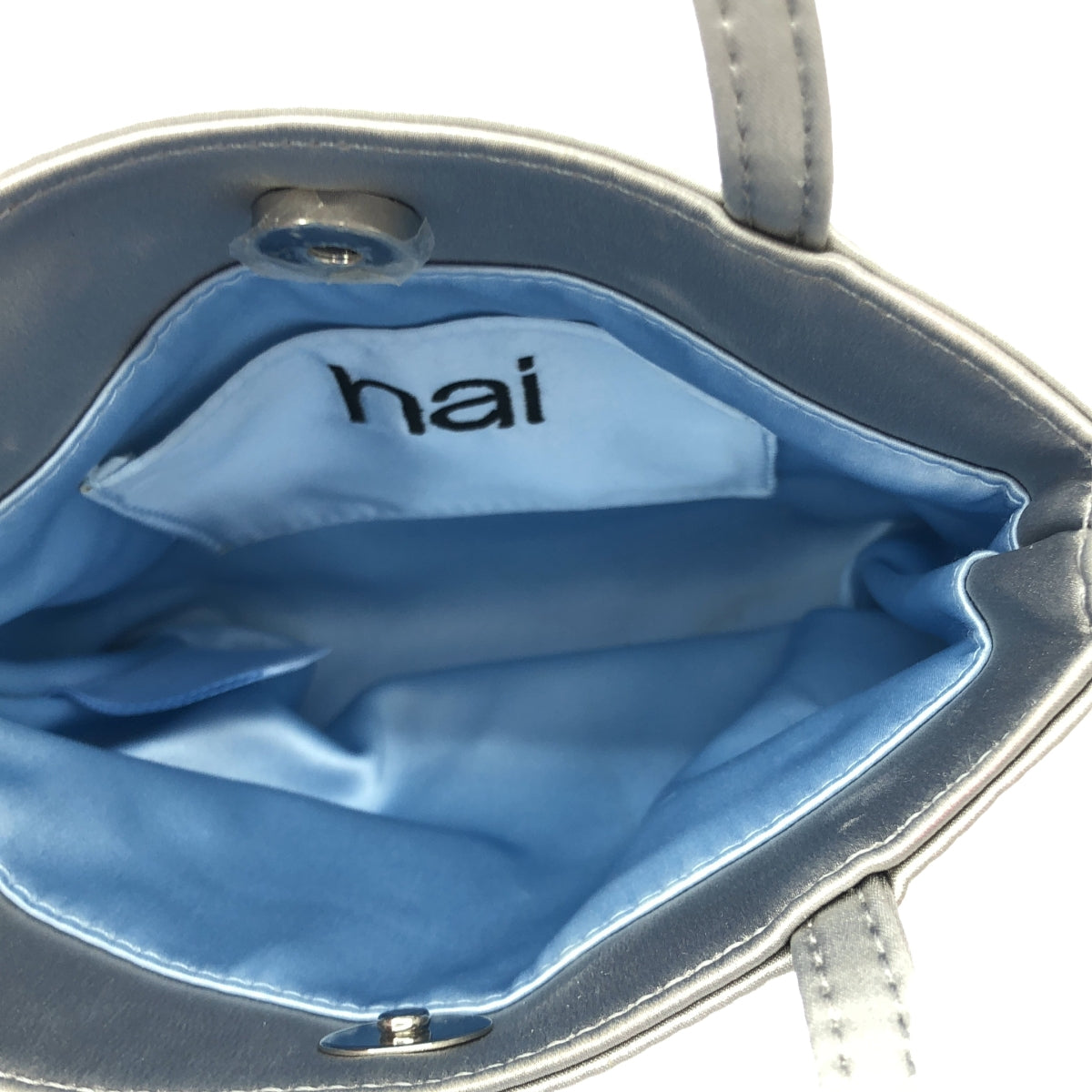 hai / ハイ | Little Silk Bag リトル シルク バッグ | シルバー | レディース