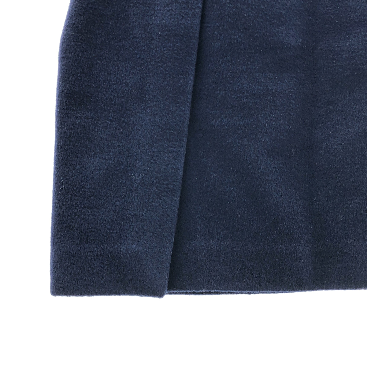 miu miu / 뮤우 뮤 | 버진 울 프론트 슬릿 스커트 | 40 | 네이비 | 여성