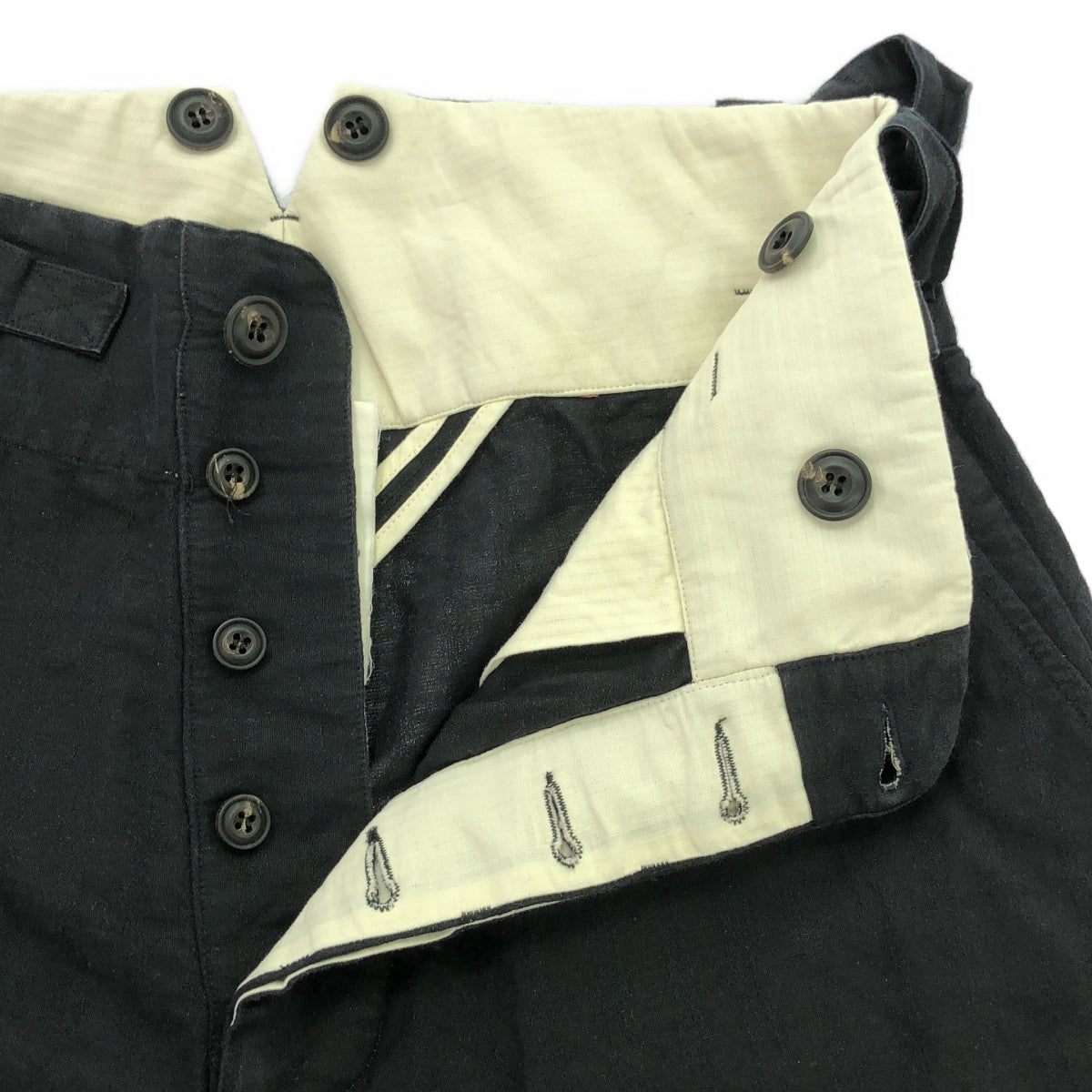 【美品】 JOHN ALEXANDER SKELTON / ジョンアレキサンダースケルトン | 2023SS | CXIII / ジャガード サスペンダーパンツ | M | black | メンズ